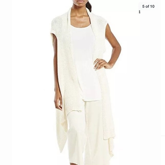 Eileen Fisher cozy wrap cardigan - Picture 4 of 8